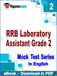 RRB Laboratory Assistant Grade 2 Exam PDF Book In English - Question Paper