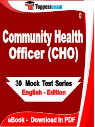 Community Health Officer (CHO) Exam PDF Book In English - Mock Test/Practice Set