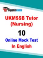 UKMSSB Tutor Question Paper