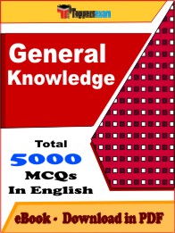 General Knowledge PDF Book In English - MCQ / Objective Questions