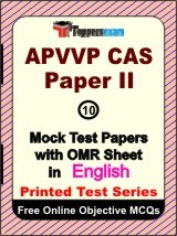 APVVP CAS (Paper 2) Exam Mock Test Papers (Book) in English