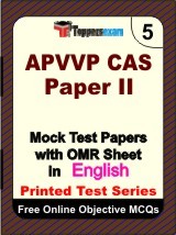 APVVP CAS (Paper 2) Exam Mock Test Papers (Book) in English