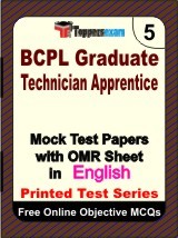 BCPL Graduate, Technician Apprentice Exam Mock Test Papers (Book) in English