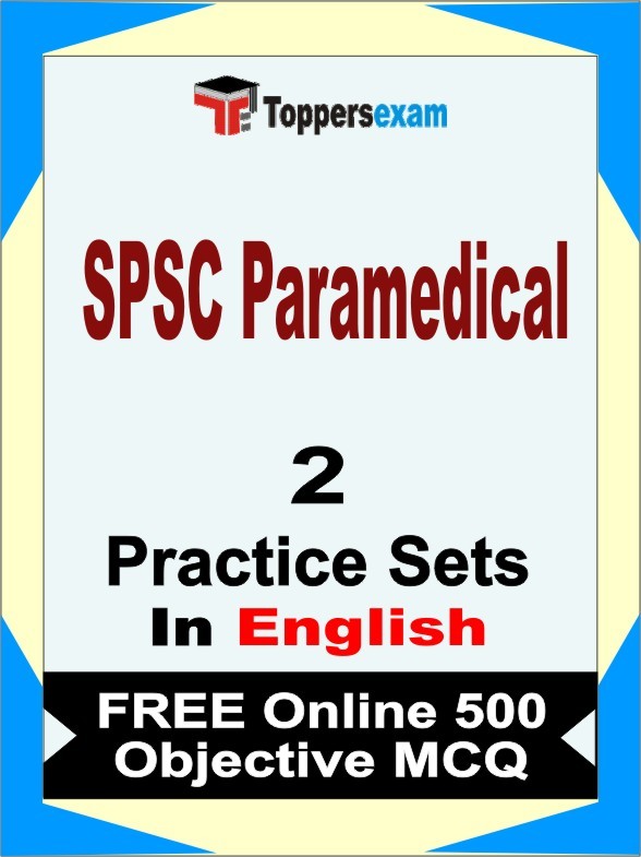 SPSC Paramedical Book in English - Question Paper / Practice Set