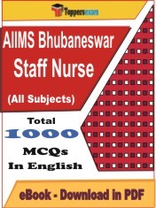 Ebook of AIIMS Bhubaneswar Staff Nurse PDF Format in English