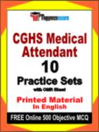 CGHS Medical Attendant Test Book in English - Practice Set