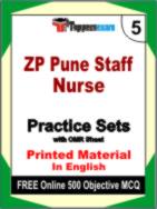 ZP Pune Staff Nurse Test Book in English - Mock Test / Practice Set