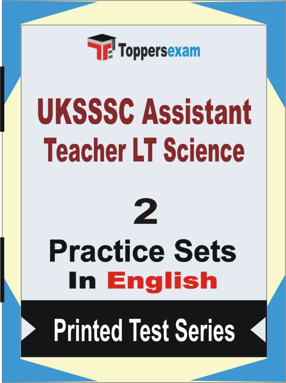 UKSSSC Assistant Teacher LT Science Book in English - Question Paper / Practice Set