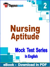 Nursing Aptitude Exam PDF Book In English - Question Paper