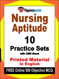 Nursing Aptitude Exam Book in English - Practice Set
