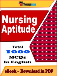 Nursing Aptitude Exam PDF Book In English - MCQ / Objective Questions