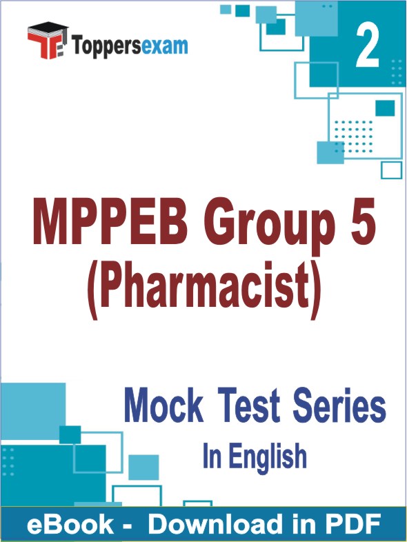 MPPEB Group 5 (Pharmacist) Exam PDF Book In English - Question Paper