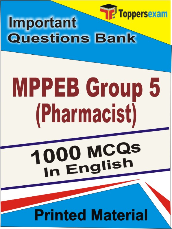 MPPEB Group 5 (Pharmacist) Exam Book in English - Objective MCQ