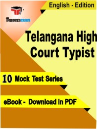 Telangana High Court Typist Exam PDF Book In English - Mock Test/Practice Set
