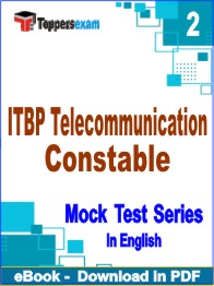 ITBP Telecommunication Constable Exam PDF Book In English - Question Paper