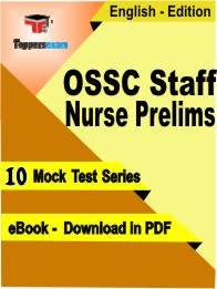 OSSC Staff Nurse Prelims Exam PDF Book In English - Mock Test/Practice Set