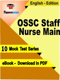 OSSC Staff Nurse Main Exam PDF Book In English - Mock Test/Practice Set