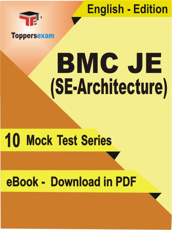 BMC JE (SE-Architecture) Exam PDF Book In English - Mock Test/Practice Set