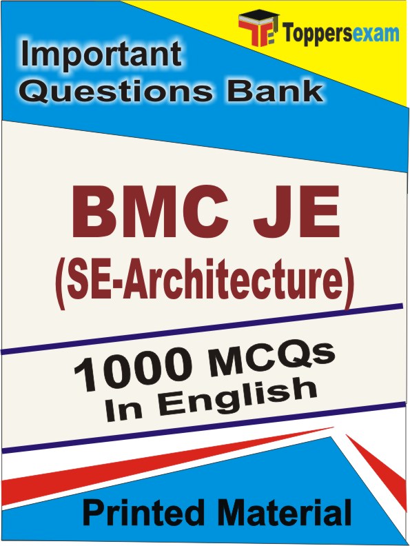 BMC JE (SE-Architecture) Exam Book in English - Objective MCQ