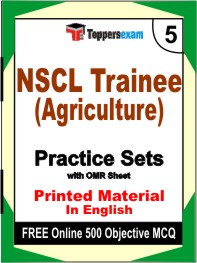NSCL Trainee (Agriculture) Exam Book in English - Mock Test / Practice Set