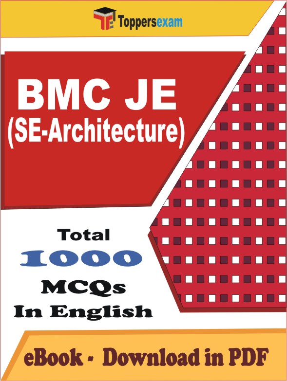BMC JE (SE-Architecture) Exam PDF Book In English - MCQ / Objective Questions