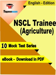 NSCL Trainee (Agriculture) Exam PDF Book In English - Mock Test/Practice Set