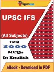 Ebook of UPSC IFS PDF Format in English