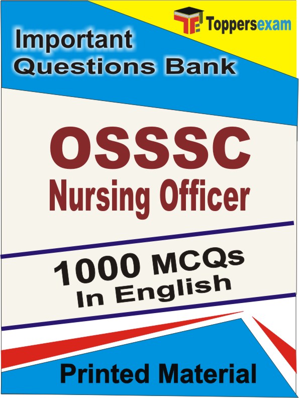OSSSC Nursing Officer Exam  Book in English - Objective MCQ