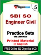 SBI SO Engineer Civil Exam Book in English - Mock Test / Practice Set