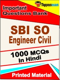SBI SO Engineer Civil Exam Book in Hindi - Objective MCQ