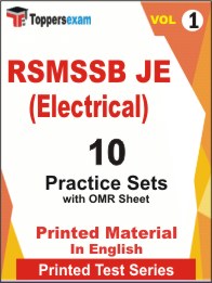 RSMSSB JE (Electrical) Book in English - Practice Set (VOL.1)