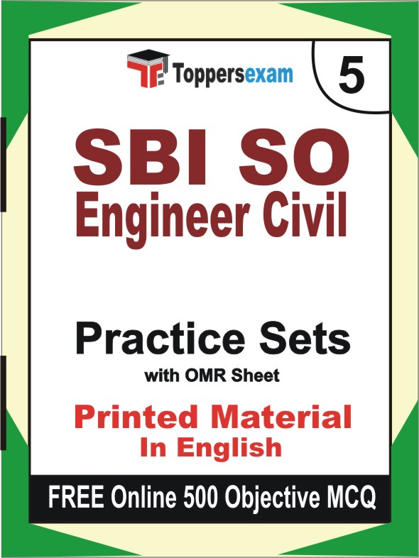 SBI SO Engineer Civil Exam Book in English - Mock Test / Practice Set