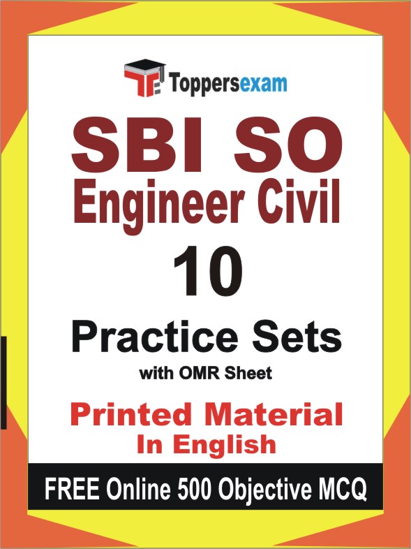 SBI SO Engineer Civil Exam Book in English - Practice Set