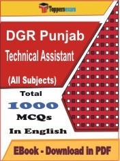 EBook of DGR Punjab Technical Assistant, PDF Format in English