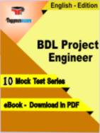 BDL Project Engineer Test PDF Book In English - Mock Test/Practice Set