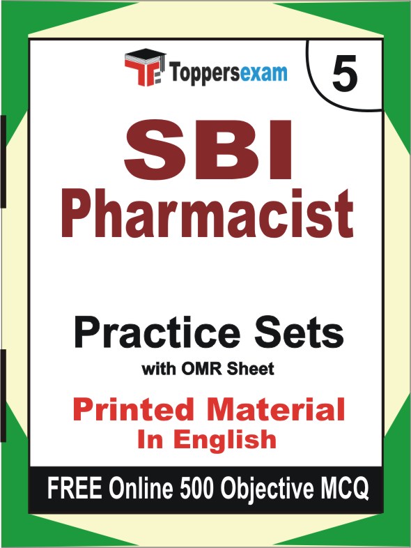 SBI Pharmacist Exam Book in English - Mock Test / Practice Set