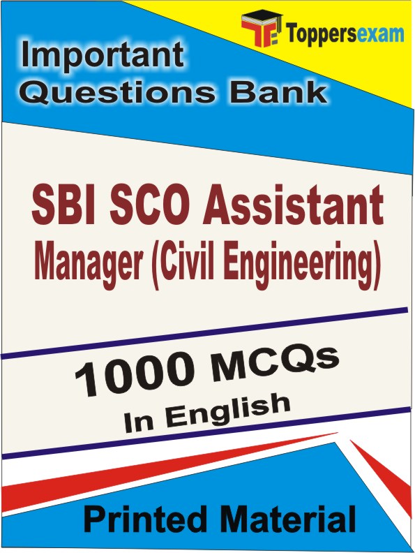 SBI SCO Assistant Manager (Civil Engineering) Exam Book in English - Objective MCQ