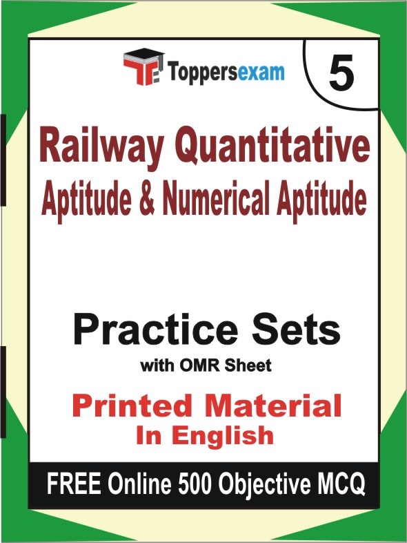 Railway Quantitative Aptitude & Numerical Aptitude Exam Book in English - Mock Test / Practice Set
