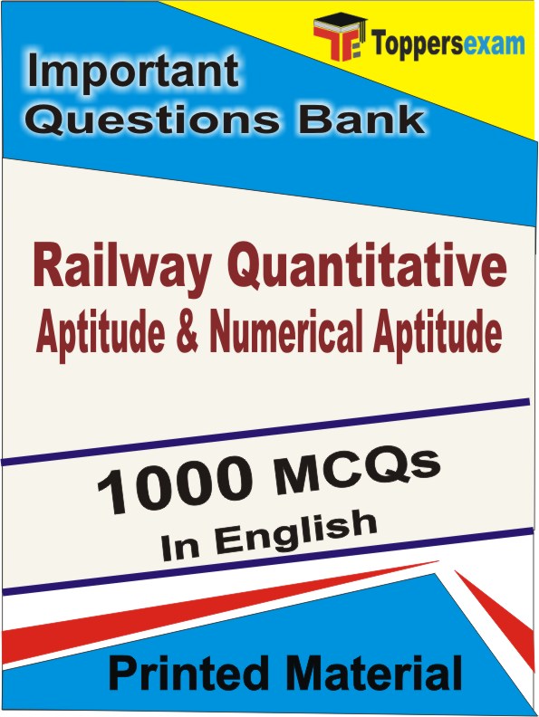 Railway Quantitative Aptitude & Numerical Aptitude Exam  Book in English - Objective MCQ
