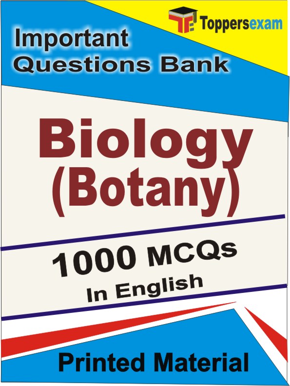 Biology (Botany) Exam Book in English - Objective MCQ
