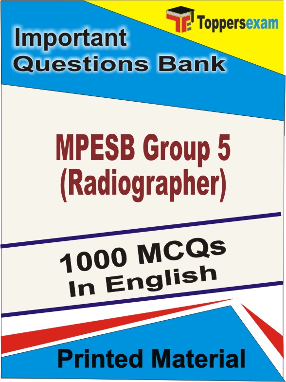 MPESB Group 5 (Radiographer) Book in English - Objective MCQ