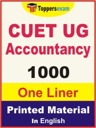 CUET UG Accountancy One Liner Book in English