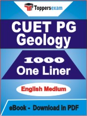 CUET PG Geology One Liner Book PDF in English