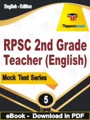 RPSC 2nd Grade Teacher (English) Exam  PDF Book In English - Practice Set