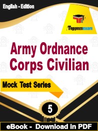 Army Ordnance Corps Civilian Exam PDF Book In English - Practice Set