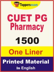 CUET PG Pharmacy One Liner Book in English