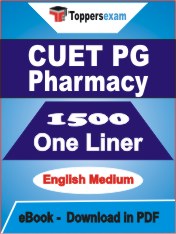 CUET PG Pharmacy One Liner Book PDF in English
