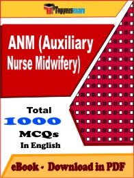 ANM (Auxiliary Nurse Midwifery) Exam PDF Book In English - MCQ / Objective Questions