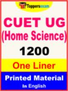 CUET UG (Home Science) One Liner Book in English