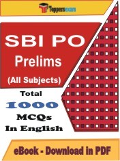 SBI PO Prelims Book in PDF English